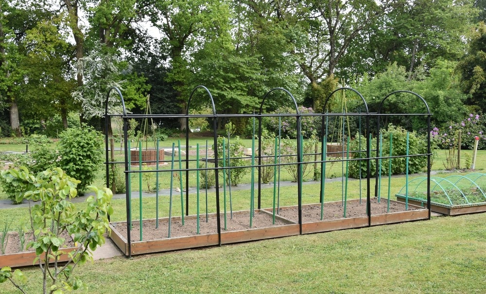 Fabrication d'un abri pour tomates - Association Polen